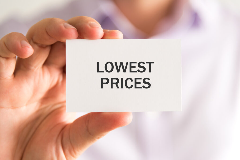 lowest prices