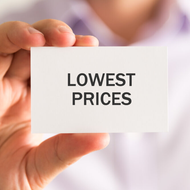 lowest prices